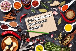 can you patent a food recipe?