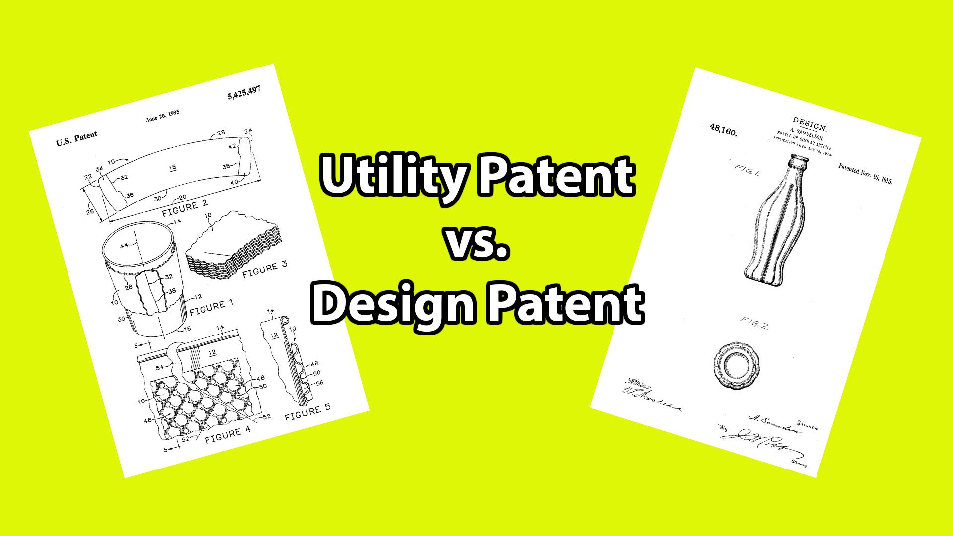 Design Patents vs. Utility Patents: What You Need to Know About