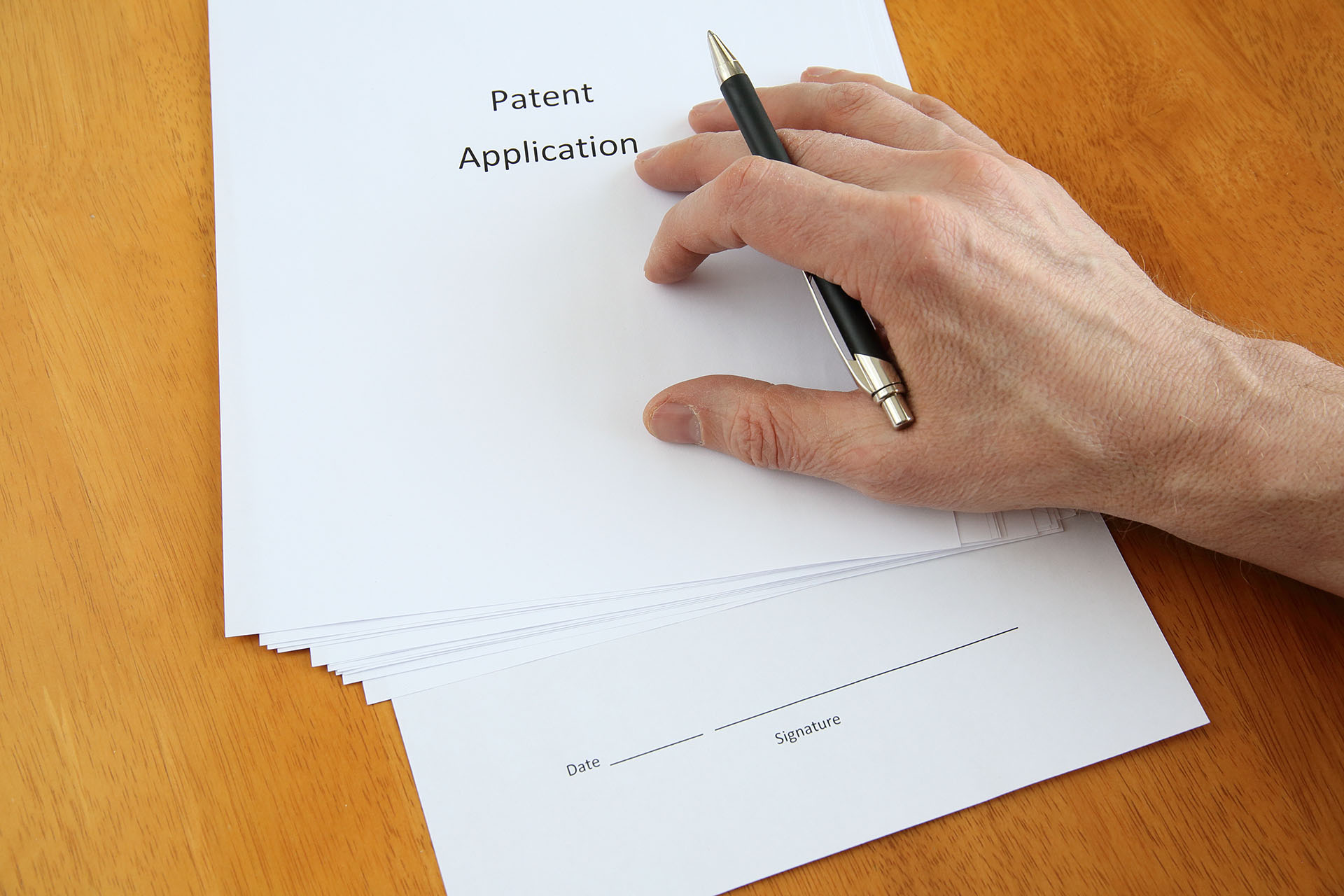 What are the parts of a patent application